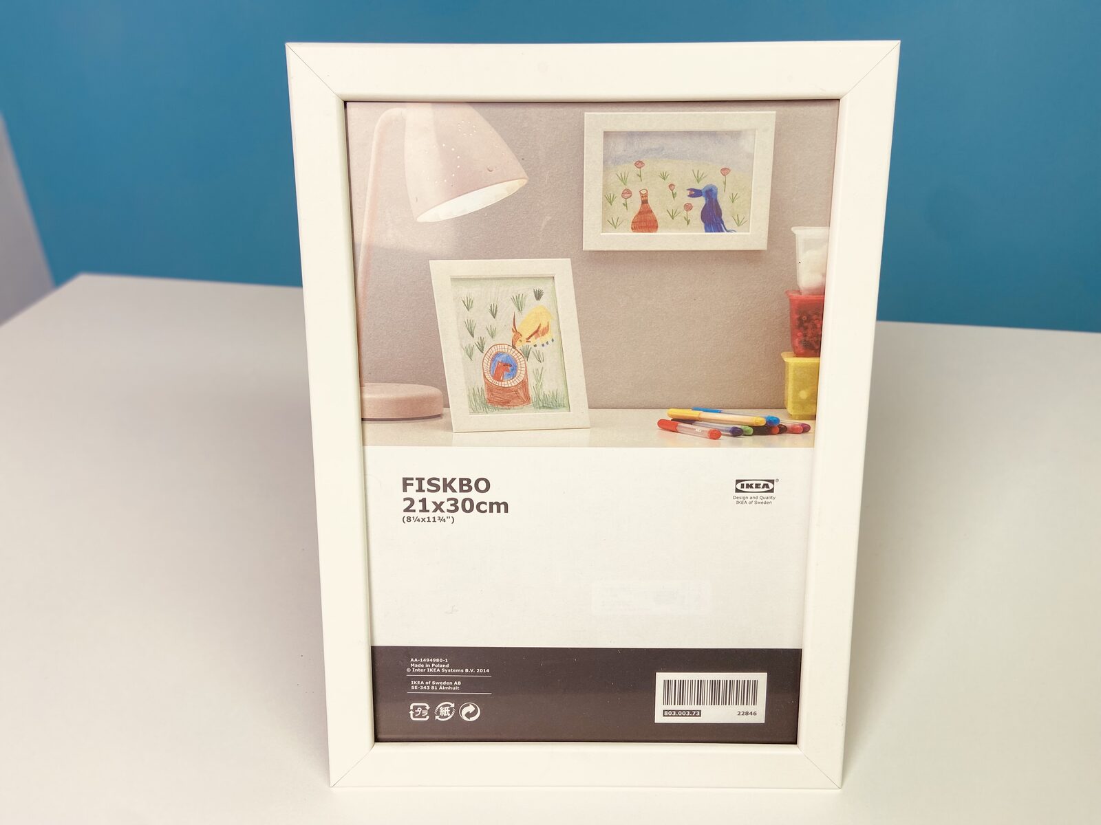 Ramka IKEA FISKBO 21×30 cm, biała, nowa